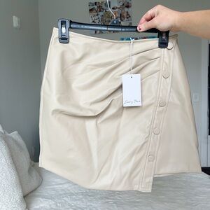 Leather Mini Skirt